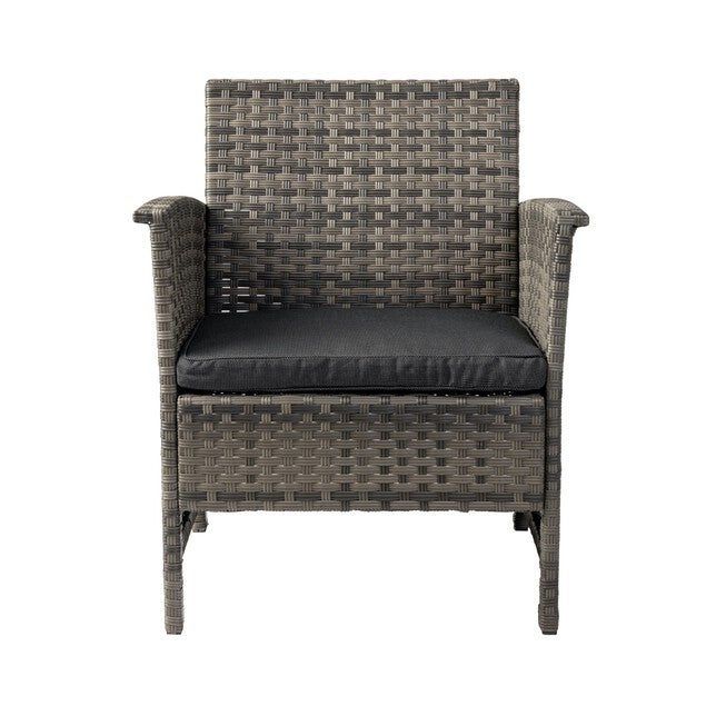 Jareth Wicker Patio Set in Gray, , alternate image number null