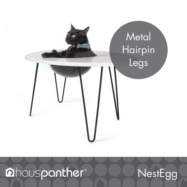 Hauspanther NestEgg - Raised Cat Bed & Side Table, , alternate image number null