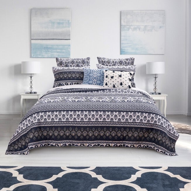 Native Indigo Quilt Set , INDIGO, hi-res image number 0