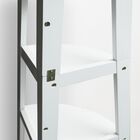 5-Shelf Corner Ladder Bookcase - White, , alternate image number null
