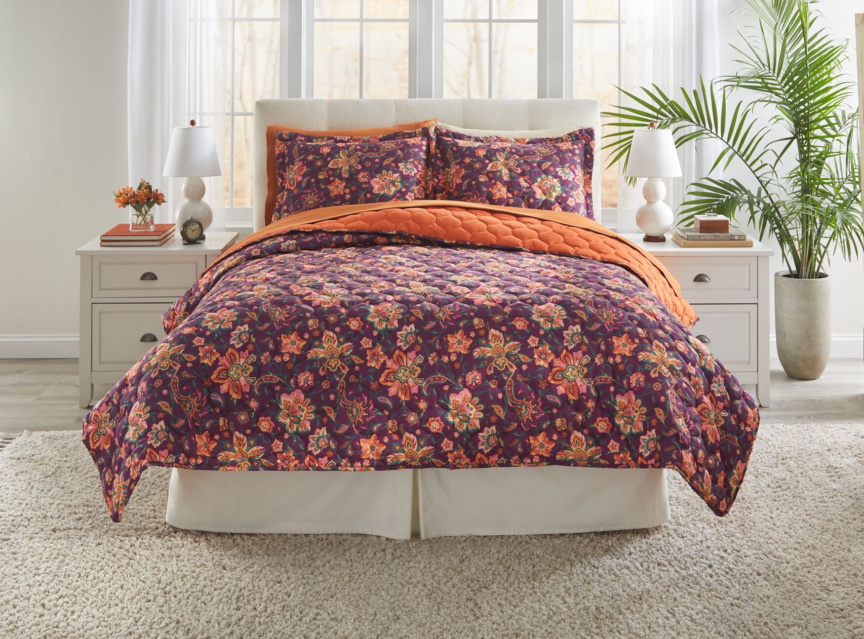 BH Studio Reversible Quilt, CHOCOLATE LATTE, alternate image number 4