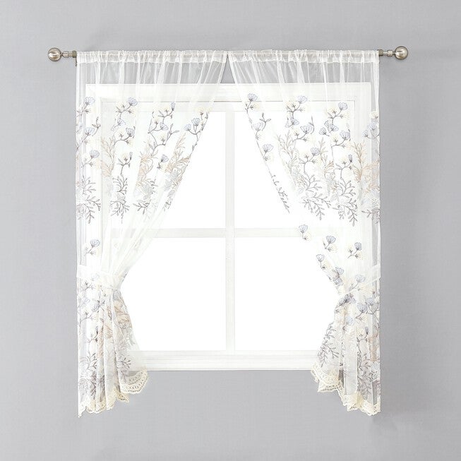Capri Window Curtain, BEIGE, hi-res image number 0