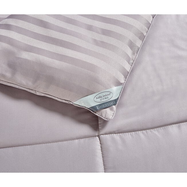 Kathy Ireland 3-PC Reversible Down Alternative Comforter, Taupe, , alternate image number 4