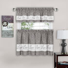 Live, Love, Laugh Window Curtain Tier Pair and Valance Set - 58x36, , alternate image number 7