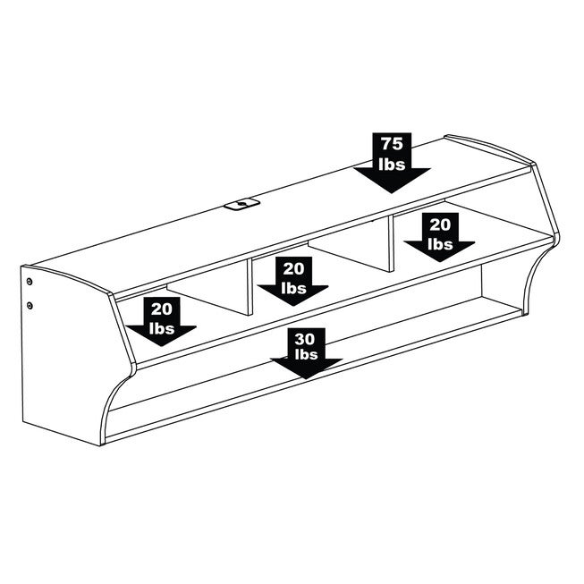 Altus Plus 58 inches Floating TV Stand, , alternate image number null