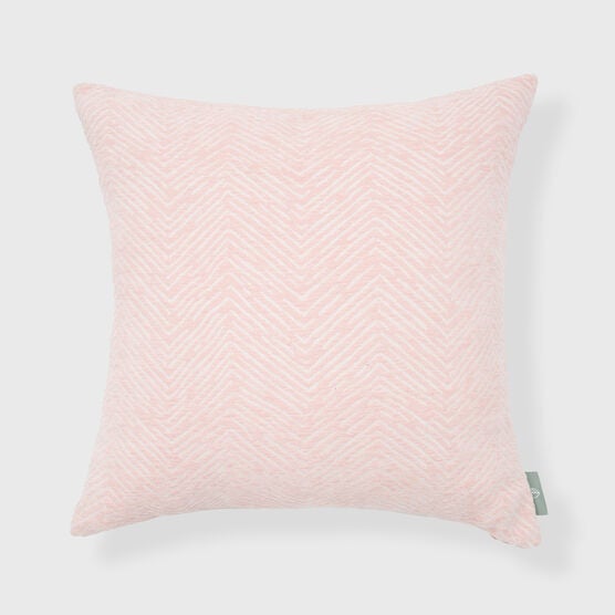 WERNER WOVEN CHEVRON PILLOW, ROSE, hi-res image number null