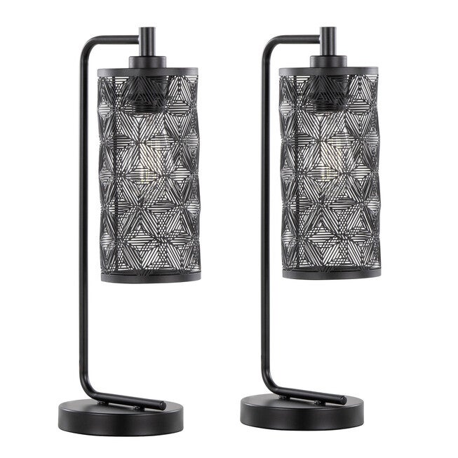 Gwen 18 inches Metal Task Lamp - Set Of 2, , on-hover image number null