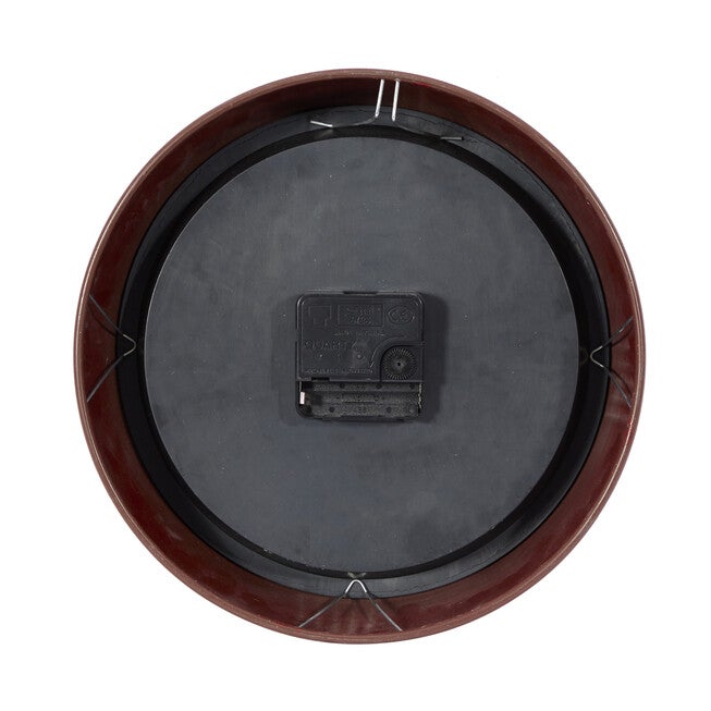 Set Of 2 White Metal Vintage Wall Clock, , on-hover image number 1