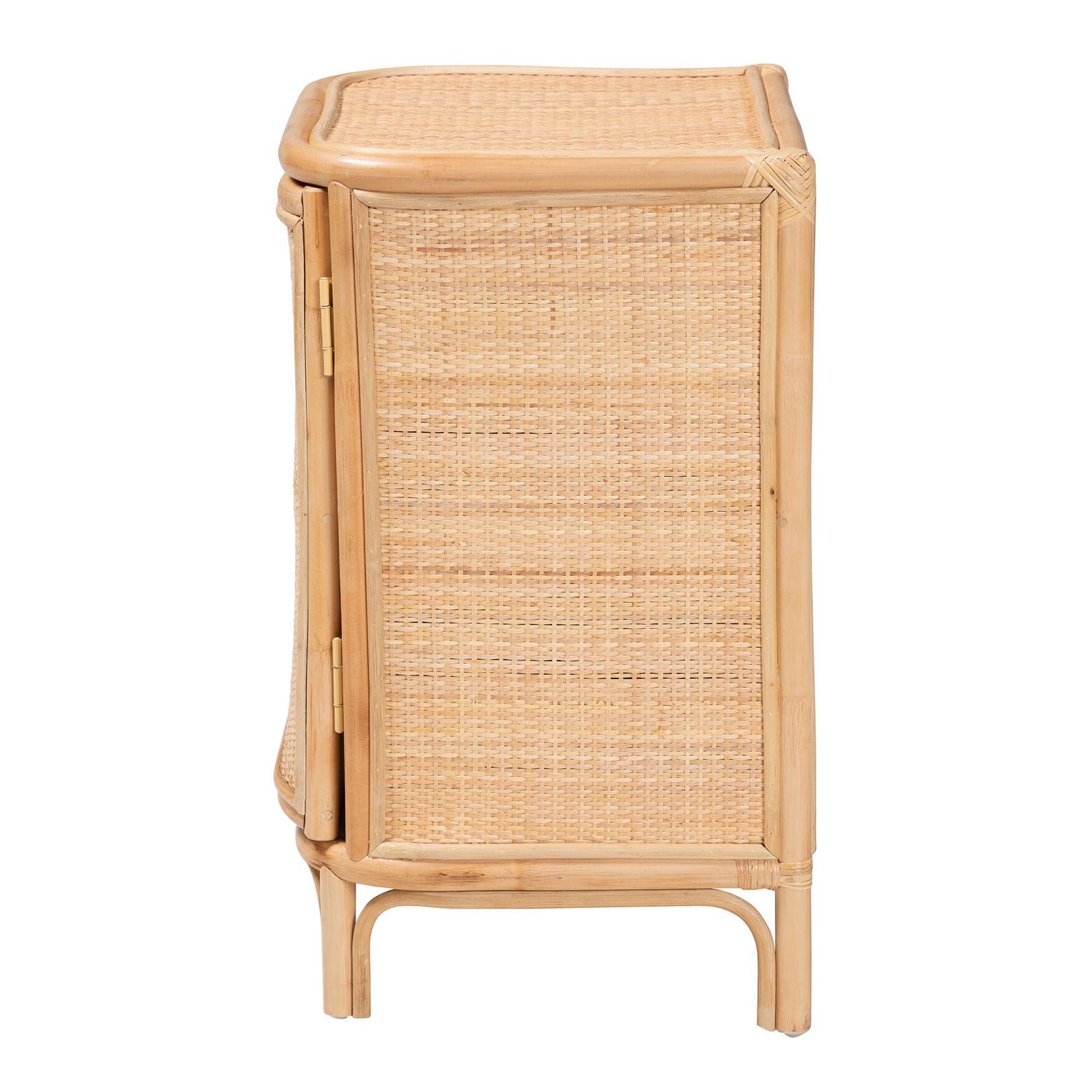 Kiara Bohemian Natural Rattan Nightstand, , alternate image number 9