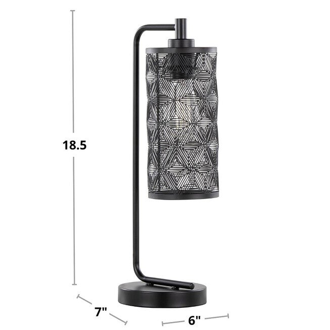 Gwen 18 inches Metal Task Lamp - Set Of 2, , alternate image number null