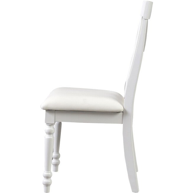 Philippe Dining Chair (Set of 2), Black, WHITE, alternate image number null