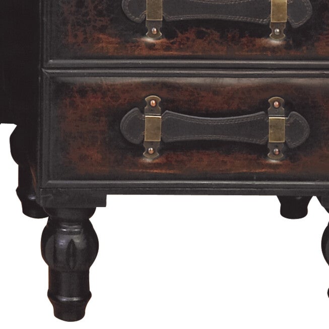 Set Of 3 Brown Wood Traditional Bench Bench, , alternate image number null