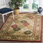Lyndhurst 221 Multi / Red 5'-3" X 7'-6" Medium Rectangle Rug, , on-hover image number null
