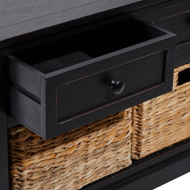 Dark Brown Farmhouse Wood Storage Unit, 20 x 42, , alternate image number null