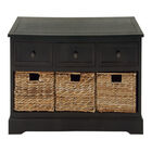Dark Brown Farmhouse Wood Storage Unit, 20 x 42, , on-hover image number null