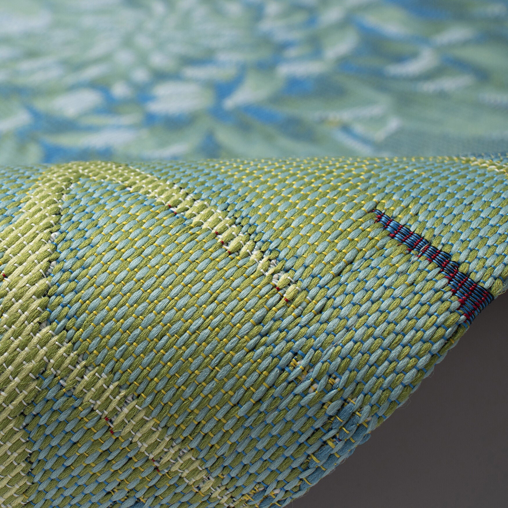 Liora Manne Marina Mum Indoor/Outdoor Area Rug Blue 7 feet 10 inches x 9 feet 10 inches, , alternate image number 3