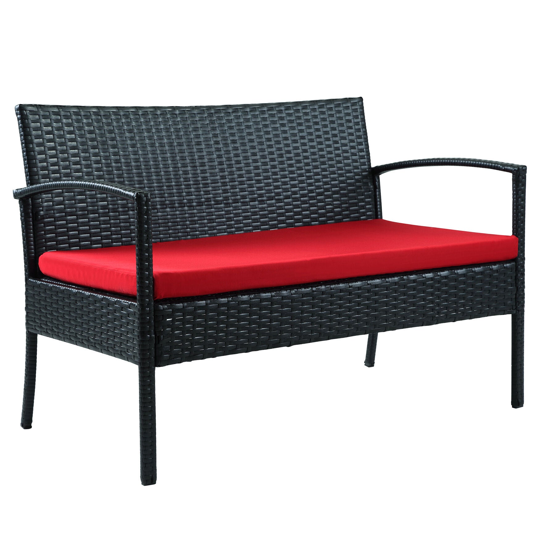 Saint Birch Savannah 4 Piece Rattan Sofa Seating Group With Cushions Seating, , alternate image number 12