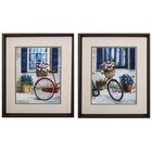 Summer Ride Framed Wall Décor, Set Of 2, BLUE, hi-res image number null