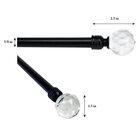 66"-120" Rod set with Disco Finial, , alternate image number null