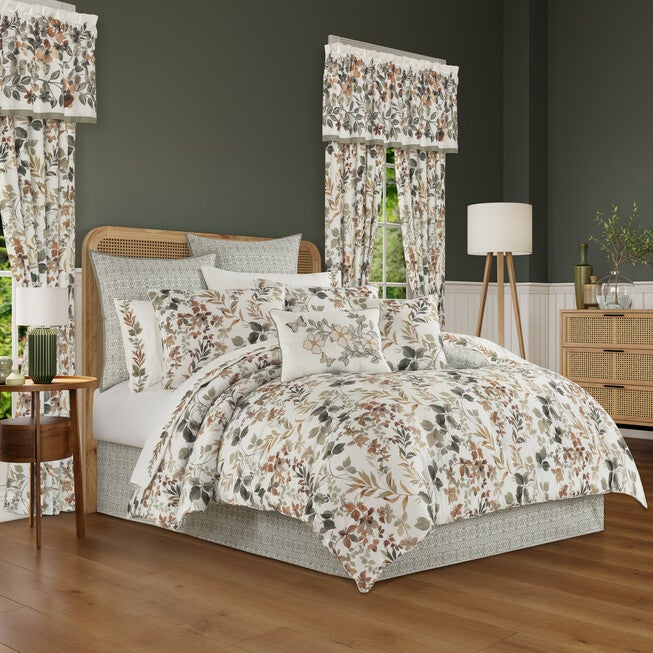 Evergreen 4 Piece Comforter Set, SAGE, hi-res image number null