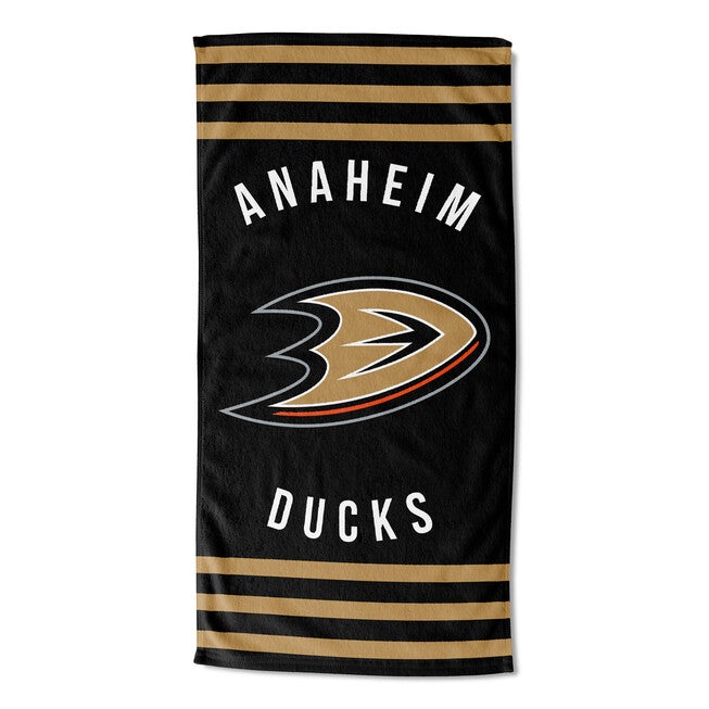 Ducks Stripes Beach Towel, MULTI, hi-res image number 0