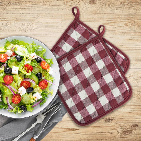 Buffalo Check Pot Holder - Set of Two, , on-hover image number null