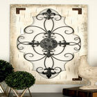 Cream Rustic Ornamental Wood Wall Décor, , alternate image number null