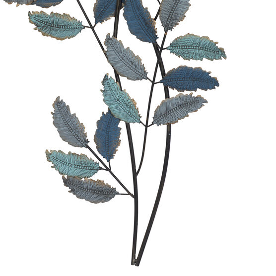 Blue Metal Traditional Floral Wall Decor, , alternate image number null