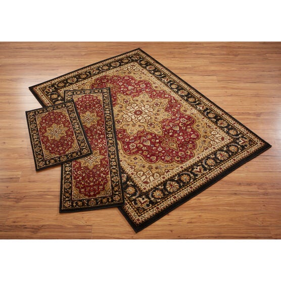 3-PC Embrace Medallion Rug Set, RED, hi-res image number null
