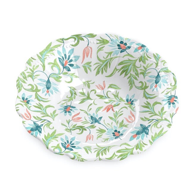 Chinoiserie Botanical Serve Bowl, MULTI, hi-res image number null