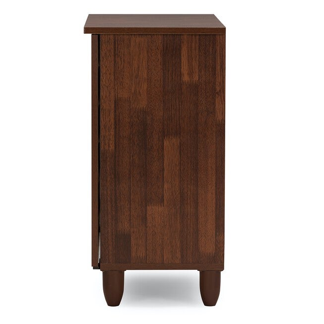 Gisela Oak and White 2-tone Shoe Cabinet With 2 Doors, , alternate image number 8