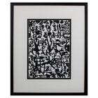 Graphic Mod Abstract I Framed Wall Décor, BLACK WHITE, hi-res image number null