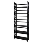 Montego 3-Shelf Folding Bookcase -Black, , alternate image number null