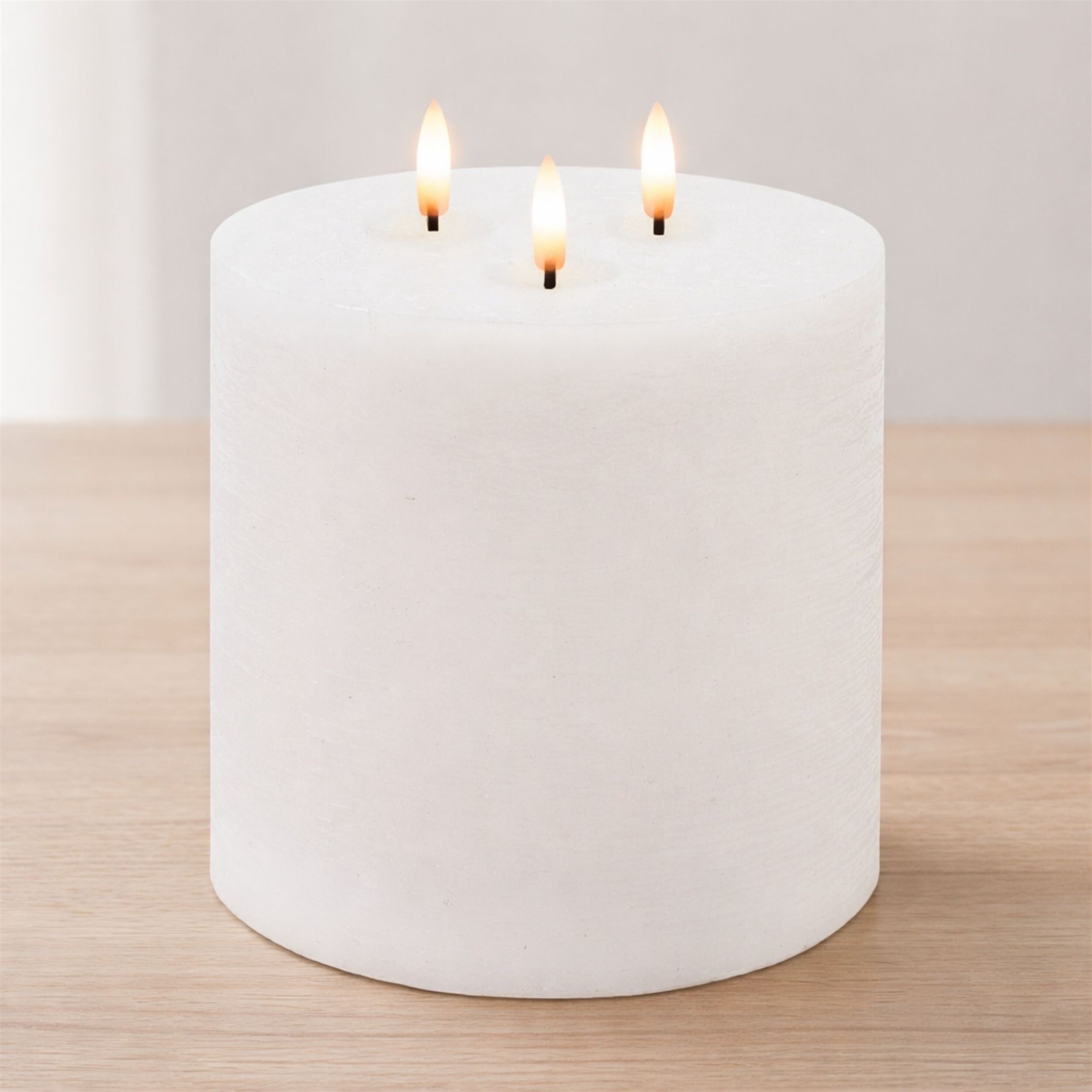 FIA White Triple Wick Candle (Set of 2), WHITE, alternate image number 1