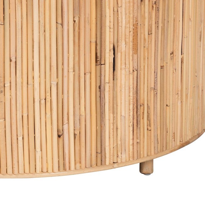 Miami Bohemian Light Honey Rattan Coffee Table, , alternate image number null