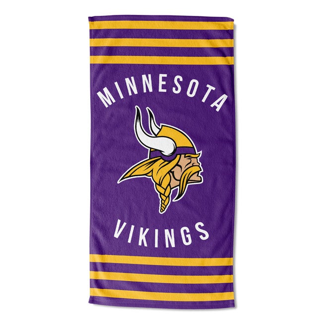 Vikings Stripes Beach Towel, MULTI, hi-res image number null