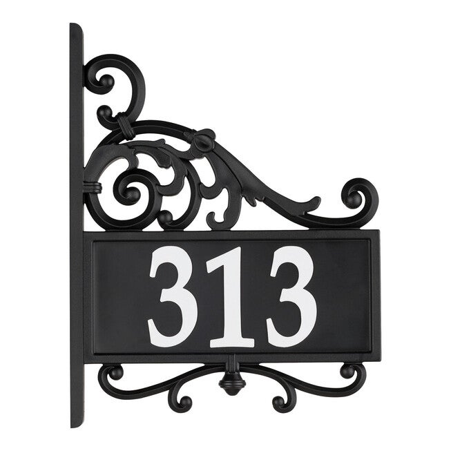 Nite Bright Acanthus Reflective Address Post Sign, , alternate image number 5