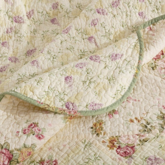 Bliss Quilted Patchwork Throw Blanket, , alternate image number 2