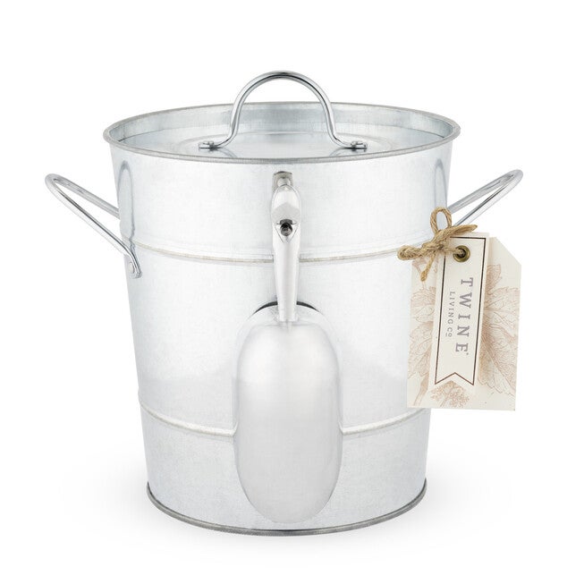 Galvanized Metal Ice Bucket, , alternate image number null