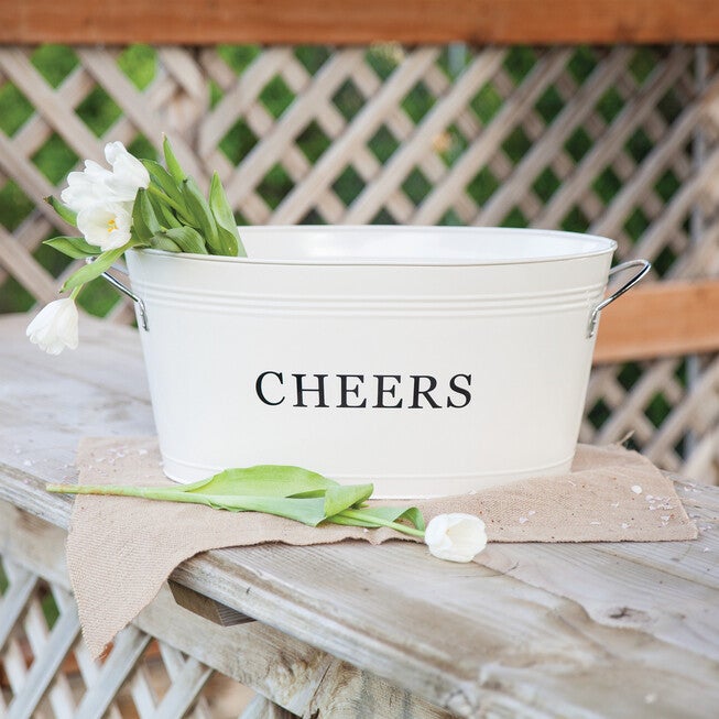 Cheers Galvanized Metal Tub, , alternate image number null