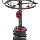 Set Of 2 Red Metal Industrial Accent Lamp, , alternate image number null