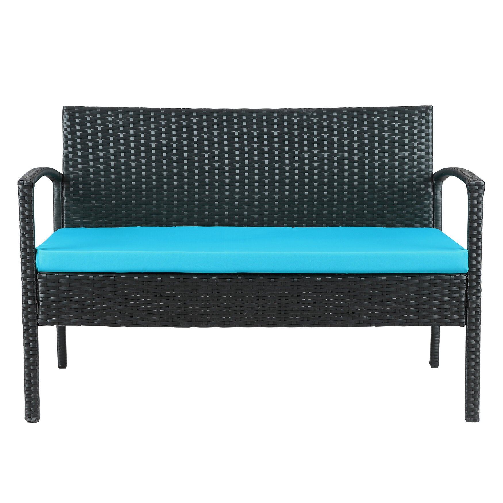 Saint Birch Savannah 4 Piece Rattan Sofa Seating Group With Cushions Seating, , alternate image number 9