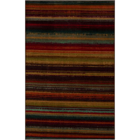Boho Stripe Multi 5' X 8', MULTI, hi-res image number null