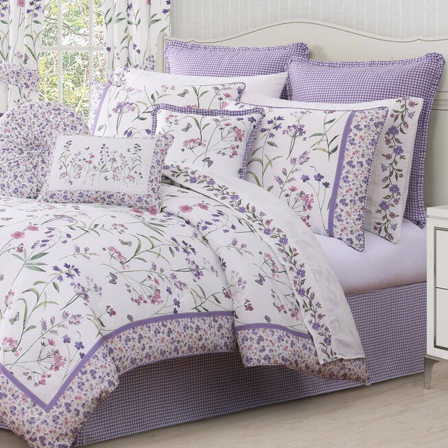 Nola 4 Piece Comforter Set, LILAC, alternate image number null