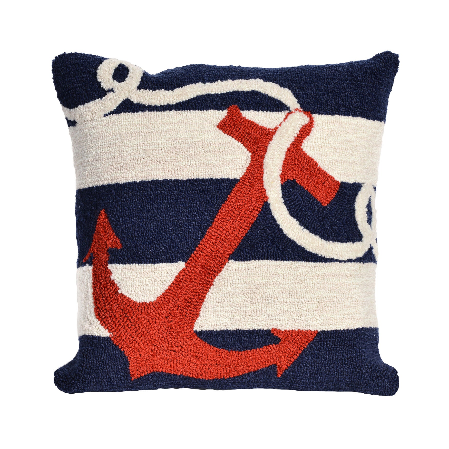 Anchor Throw Pillow, NAVY, hi-res image number 0