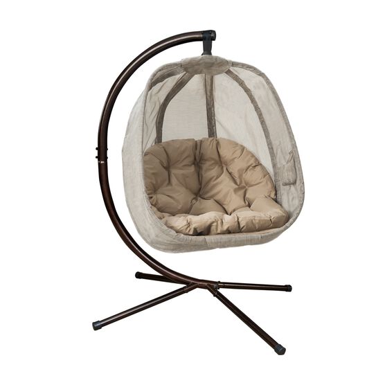 Hanging Egg Patio Chair - Bark, , alternate image number null
