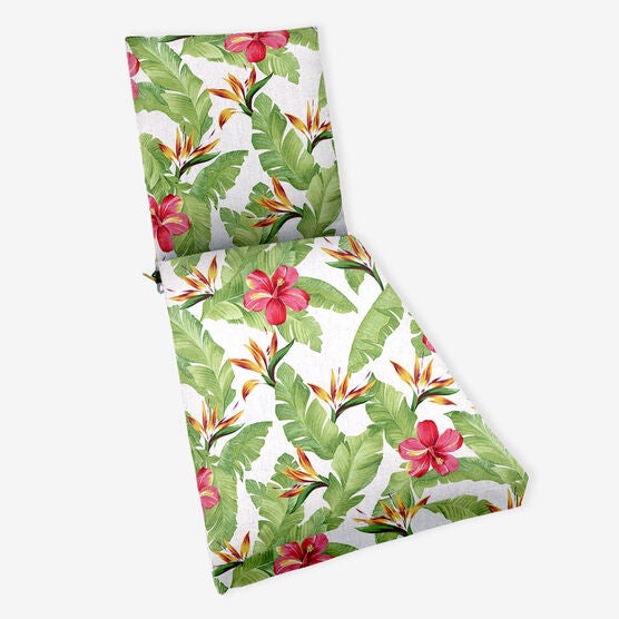 84" Chaise Cushion, HIBISCUS, hi-res image number null