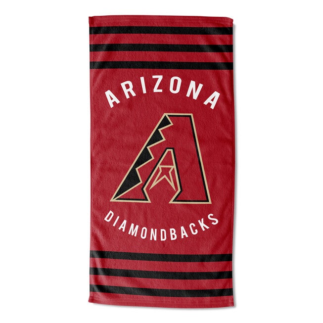 Diamondbacks Stripes Beach Towel, MULTI, hi-res image number 0