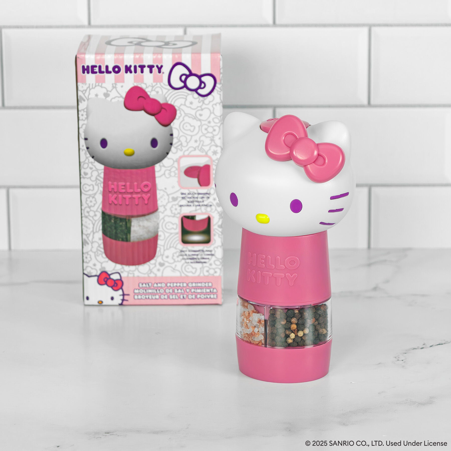 Hello Kitty Salt and Pepper Grinder, PINK, alternate image number 2