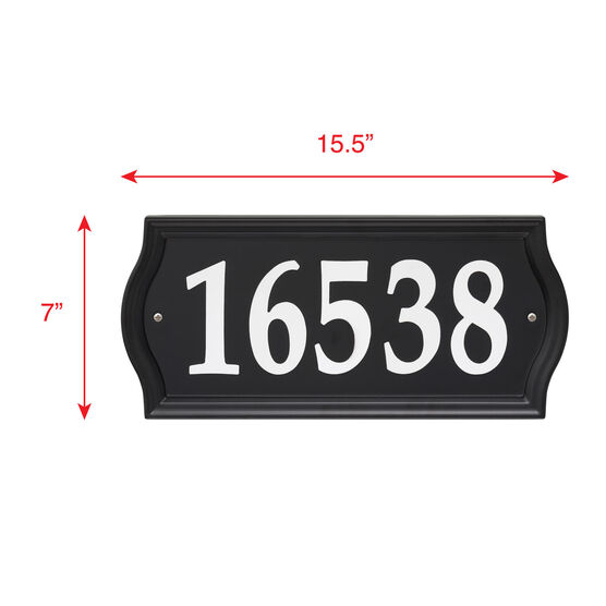 Nite Bright Ashland Reflective Address Numbers Sign, , alternate image number null